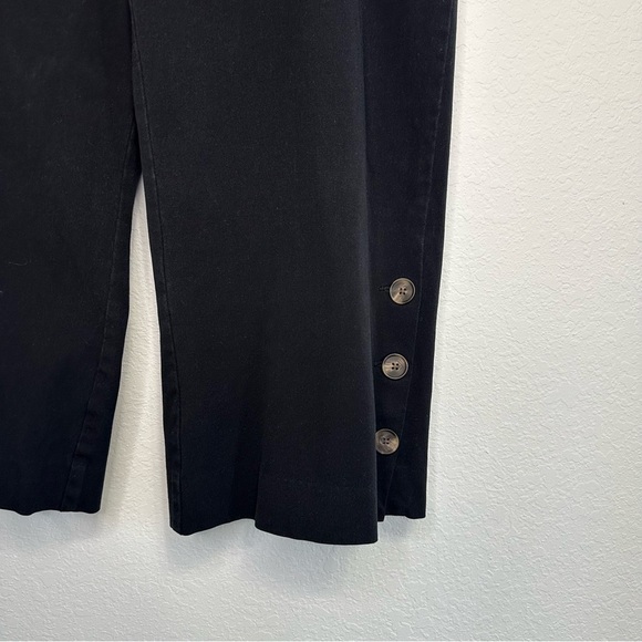 Isaac Mizrahi Black Capris Stretch Waist Size 16 Petite - Picture 3 of 6